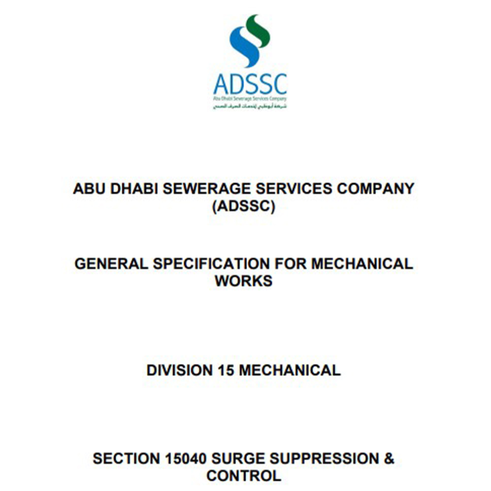 MECHANICAL SURGE SUPPRESSION & CONTROL